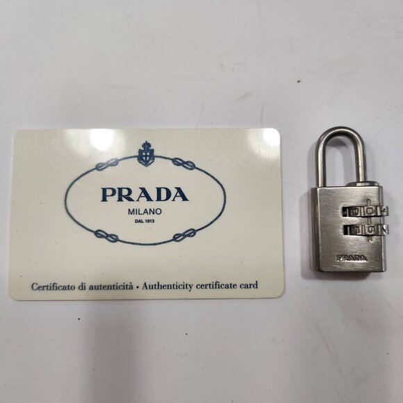 Prada Tessuto Convertible Business Bag VA0611 Black Nylon/Saffiano Leather Trim - Picture 8 of 16